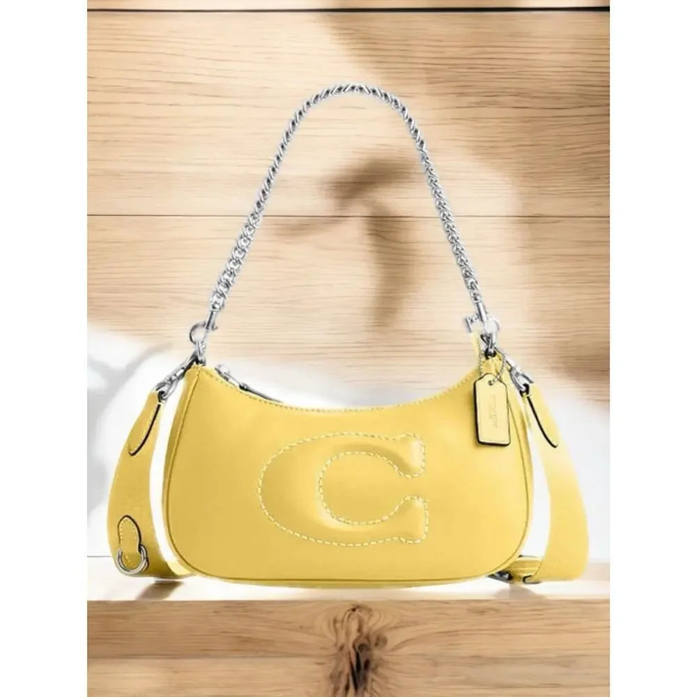 New With Tags Coach CJ608 Teri Shoulder Bag With Signature Quilting